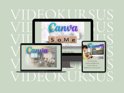 Videokursus i opret opslag på SoMe med Canva