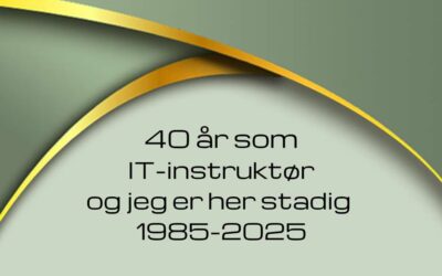 40 år med tastatur, tålmodighed og teknologi
