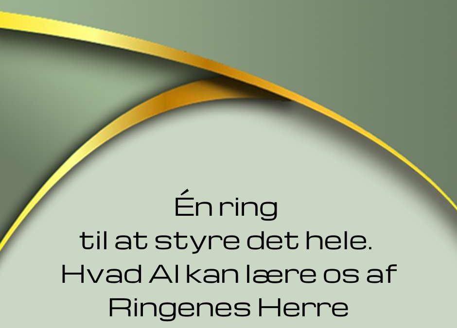 AI-parallel til Lord of the Rings inskription