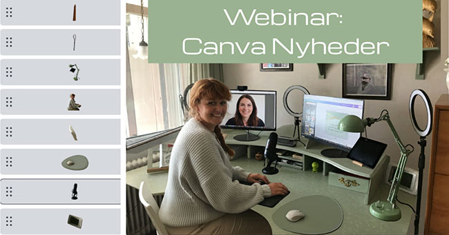 Webinar med nyheder i Canva