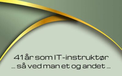 41 år som IT-instruktør
