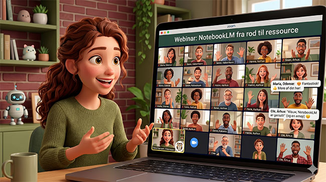 Webinar i brugen af NotebookLM 9. juni