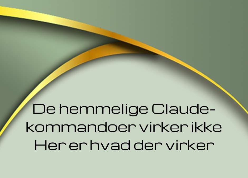 Hemmelige Claude kommandoer