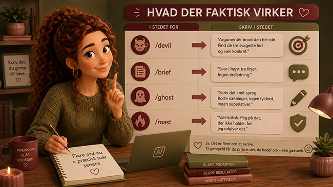 Hvad der faktisk virker i Claude.