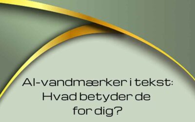 AI-vandmærker i din tekst – hvad betyder det for dig